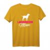 Labrador Mama T-Shirt für Hundeliebhaberinnen – Klassisch geschnitten, doppelt genähter Saum, perfektes Geschenk für Hundemamas