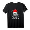Damen Mama Claus Weihnachtsoutfit für Familie - Lustiges Weihnachts-T-Shirt als Geschenk für die Mutter & gemeinsames Heiligabend-Outfit
