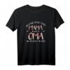 Damen Großmutter T-Shirt – Ich habe zwei Titel, Mama und Oma – Stolzes Design für glückliche Großmütter