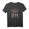 Damen Großmutter T-Shirt – Ich habe zwei Titel, Mama und Oma – Stolzes Design für glückliche Großmütter