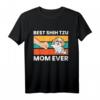 Beste Shih Tzu Mama aller Zeiten T-Shirt - Lustiges Hundedesign für Shih Tzu Liebhaberinnen und stolze Mütter