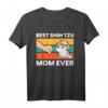 Beste Shih Tzu Mama aller Zeiten T-Shirt - Lustiges Hundedesign für Shih Tzu Liebhaberinnen und stolze Mütter