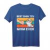 Beste Shih Tzu Mama aller Zeiten T-Shirt - Lustiges Hundedesign für Shih Tzu Liebhaberinnen und stolze Mütter
