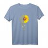 Damen 1981 Geburtstag Sonnenblume Geschenk HapDog T-Shirt – Lustiges Blumenmotiv für Frauen, Mütter, Ehefrauen & Freundinnen