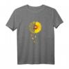 Damen 1981 Geburtstag Sonnenblume Geschenk HapDog T-Shirt – Lustiges Blumenmotiv für Frauen, Mütter, Ehefrauen & Freundinnen