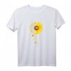 Damen 1981 Geburtstag Sonnenblume Geschenk HapDog T-Shirt – Lustiges Blumenmotiv für Frauen, Mütter, Ehefrauen & Freundinnen