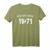 50. Geburtstag Geschenk - Rockin since 1971 Vintage T-Shirt für Männer und Frauen, perfekt für Mottoparty & Oldtimer Fans