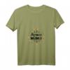 Damen Beste Mama Muttertag T-Shirt mit kyrillischer Schrift und Blumenkranz Motiv – Perfektes Geschenk für russische Mütter und Russlanddeutsche