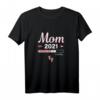 Damen Mom 2021 loading T-Shirt - Witziges Geschenk für werdende Mütter, Schwangerschaft & Babyankündigung