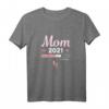 Damen Mom 2021 loading T-Shirt - Witziges Geschenk für werdende Mütter, Schwangerschaft & Babyankündigung