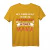 Ich Versuche Mich Zu Benehmen Meiner Mama T-Shirt - Lustiges Geschenk zum HapDog für Mütter