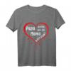 Kinder Papa wollen wir die Mama heiraten - Süßes Hochzeitsantrag T-Shirt mit Herzen für unvergessliche Momente