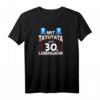 30. Geburtstag Geschenk Mann Frau Feuerwehr Polizei - Lustiges Blaulicht T-Shirt für den runden Geburtstag
