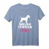 Damen Welsh Terrier Mama T-Shirt - Hundeliebhaberinnen Geschenk für Welsh Terrier Fans
