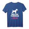 Damen Welsh Terrier Mama T-Shirt - Hundeliebhaberinnen Geschenk für Welsh Terrier Fans