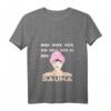 Damen Saunaaufguss T-Shirt mit V-Ausschnitt – Lustiges Sauna Outfit für Mama, Sauna- und Spa-Liebhaberinnen, perfektes Geschenk