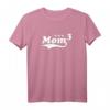 Mama Hoch 3 T-Shirt - Drillinge an Bord Familiengeschenk für stolze Mütter mit 3 Kindern, perfekt zu Geburt und Weihnachten