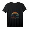 Mama Bär Mutter Geschenk Muttertag Retro T-Shirt mit V-Ausschnitt – Lustiges Camping-Design für Natur- und Familienurlaubsliebhaber
