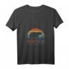 Mama Bär Mutter Geschenk Muttertag Retro T-Shirt mit V-Ausschnitt – Lustiges Camping-Design für Natur- und Familienurlaubsliebhaber