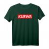 Funny Kurwa Polska T-Shirt – Lustiges polnisches Wappen-Shirt für Partygänger, Fans & Familienfeiern