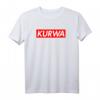 Funny Kurwa Polska T-Shirt – Lustiges polnisches Wappen-Shirt für Partygänger, Fans & Familienfeiern