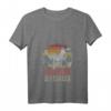 Damen Mamasaurus T-Rex Dinosaurier Mama T-Shirt mit V-Ausschnitt – Lustiges Vintage Geschenk für Mama, Oma & Familie zum Muttertag, Weihnachten oder Geburtstag