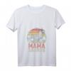 Damen Mamasaurus T-Rex Dinosaurier Mama T-Shirt mit V-Ausschnitt – Lustiges Vintage Geschenk für Mama, Oma & Familie zum Muttertag, Weihnachten oder Geburtstag