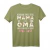 Ich Habe Zwei Titel Mama Und Oma Damen Oma Mama T-Shirt - Lustiges Geschenk für Mütter und Omas zu jedem Anlass