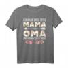 Ich Habe Zwei Titel Mama Und Oma Damen Oma Mama T-Shirt - Lustiges Geschenk für Mütter und Omas zu jedem Anlass