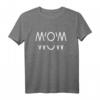 Muttertags T-Shirt MOM ist WOW – Originelles Geschenk für die beste Mama mit cleverem Design