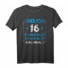 Endlich 16 Geburtstag T-Shirt – Lustiges Geschenk für Jungen und Mädchen, perfekt zur Feier und Dekoration