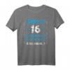 Endlich 16 Geburtstag T-Shirt – Lustiges Geschenk für Jungen und Mädchen, perfekt zur Feier und Dekoration