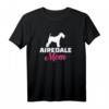 Airedale Terrier Mama T-Shirt für Hundeliebhaberinnen – Klassisch geschnitten, ideal als Geschenk für Hundemütter