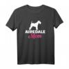 Airedale Terrier Mama T-Shirt für Hundeliebhaberinnen – Klassisch geschnitten, ideal als Geschenk für Hundemütter