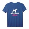 Airedale Terrier Mama T-Shirt für Hundeliebhaberinnen – Klassisch geschnitten, ideal als Geschenk für Hundemütter