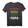 Ich versuche mich zu benehmen Mama - Lustiges Geschenk T-Shirt für Tochter und Sohn, originelle Geschenkidee für Mütter