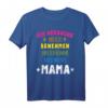Ich versuche mich zu benehmen Mama - Lustiges Geschenk T-Shirt für Tochter und Sohn, originelle Geschenkidee für Mütter