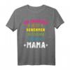 Ich versuche mich zu benehmen Mama - Lustiges Geschenk T-Shirt für Tochter und Sohn, originelle Geschenkidee für Mütter