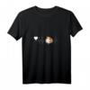 Damen Herzschlag Meerschweinchen Mama T-Shirt mit V-Ausschnitt – Perfektes Geschenk für Tierliebhaberinnen & Meerschweinchen-Fans