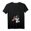 Damen Border Collie Mom Hunde Mama Frauchen T-Shirt mit V-Ausschnitt – Perfektes Geschenk für Hundeliebhaberinnen zu Muttertag, Geburtstag & Weihnachten