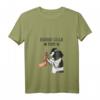 Damen Border Collie Mom Hunde Mama Frauchen T-Shirt mit V-Ausschnitt – Perfektes Geschenk für Hundeliebhaberinnen zu Muttertag, Geburtstag & Weihnachten