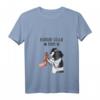 Damen Border Collie Mom Hunde Mama Frauchen T-Shirt mit V-Ausschnitt – Perfektes Geschenk für Hundeliebhaberinnen zu Muttertag, Geburtstag & Weihnachten