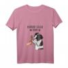 Damen Border Collie Mom Hunde Mama Frauchen T-Shirt mit V-Ausschnitt – Perfektes Geschenk für Hundeliebhaberinnen zu Muttertag, Geburtstag & Weihnachten