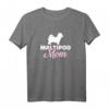 Maltipoo Mama T-Shirt für Hundeliebhaberinnen - Klassisches Hundemama-Shirt für Hundebesitzer & Hundefans
