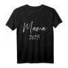 Mama 2023 Schwangerschaft T-Shirt zur Babyankündigung – Klassisch geschnitten, perfekt für die Verkündung des Baby in der Familie