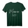 Mama 2023 Schwangerschaft T-Shirt zur Babyankündigung – Klassisch geschnitten, perfekt für die Verkündung des Baby in der Familie