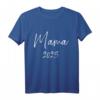 Mama 2023 Schwangerschaft T-Shirt zur Babyankündigung – Klassisch geschnitten, perfekt für die Verkündung des Baby in der Familie