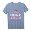 Beste Oma der Welt T-Shirt mit russischem Spruch - Perfektes Geschenk für Muttertag, Geburtstag & Weihnachten