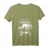 Damen Floral Mama Bear T-Shirt mit V-Ausschnitt – Geschenk für Mama von 2, Muttertag, Geburtstag & besondere Anlässe
