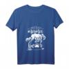 Damen Floral Mama Bear T-Shirt mit V-Ausschnitt – Geschenk für Mama von 2, Muttertag, Geburtstag & besondere Anlässe